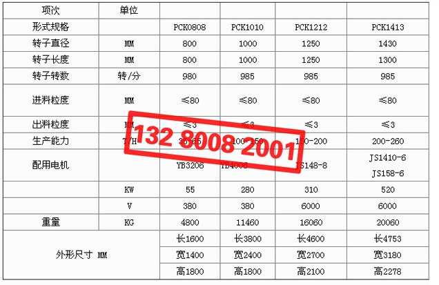 PCK可逆錘式破碎機(jī)